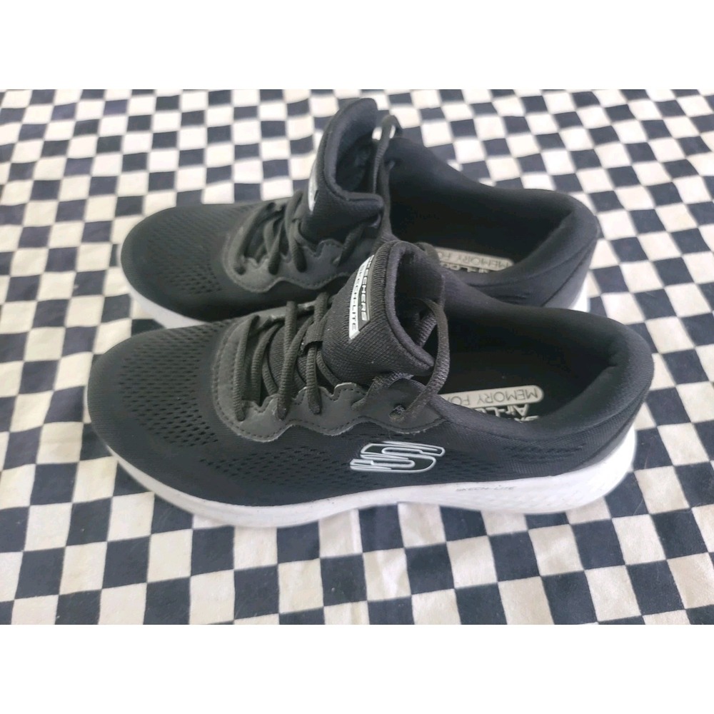 Skechers‎ Air Cooled Memory Foam Womens Size 10 Black Athletic Sneakers